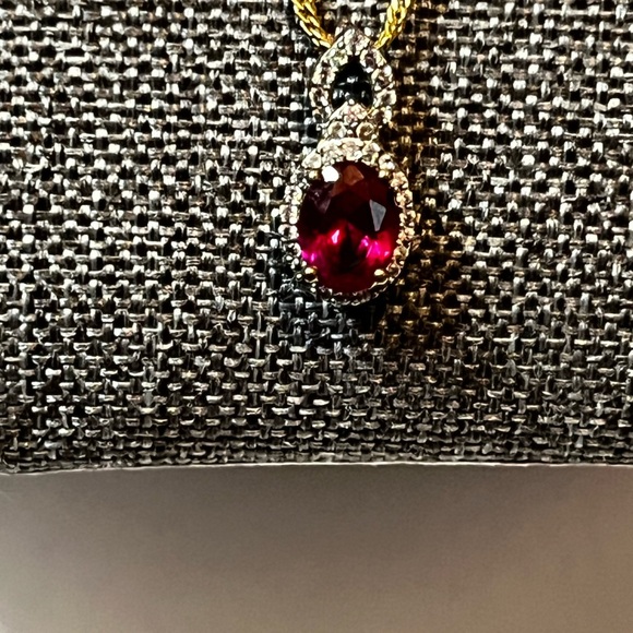 Red Garnet Necklace Set - Picture 6 of 8